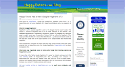 Desktop Screenshot of blog.happytutors.com